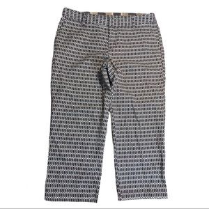 Tommy Bahama Pants Geometric Cotton Size 14 Brown